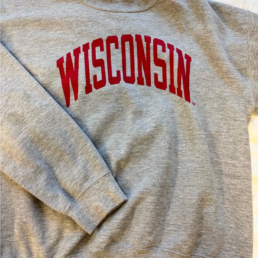 Gray Wisconsin Sweatshirt